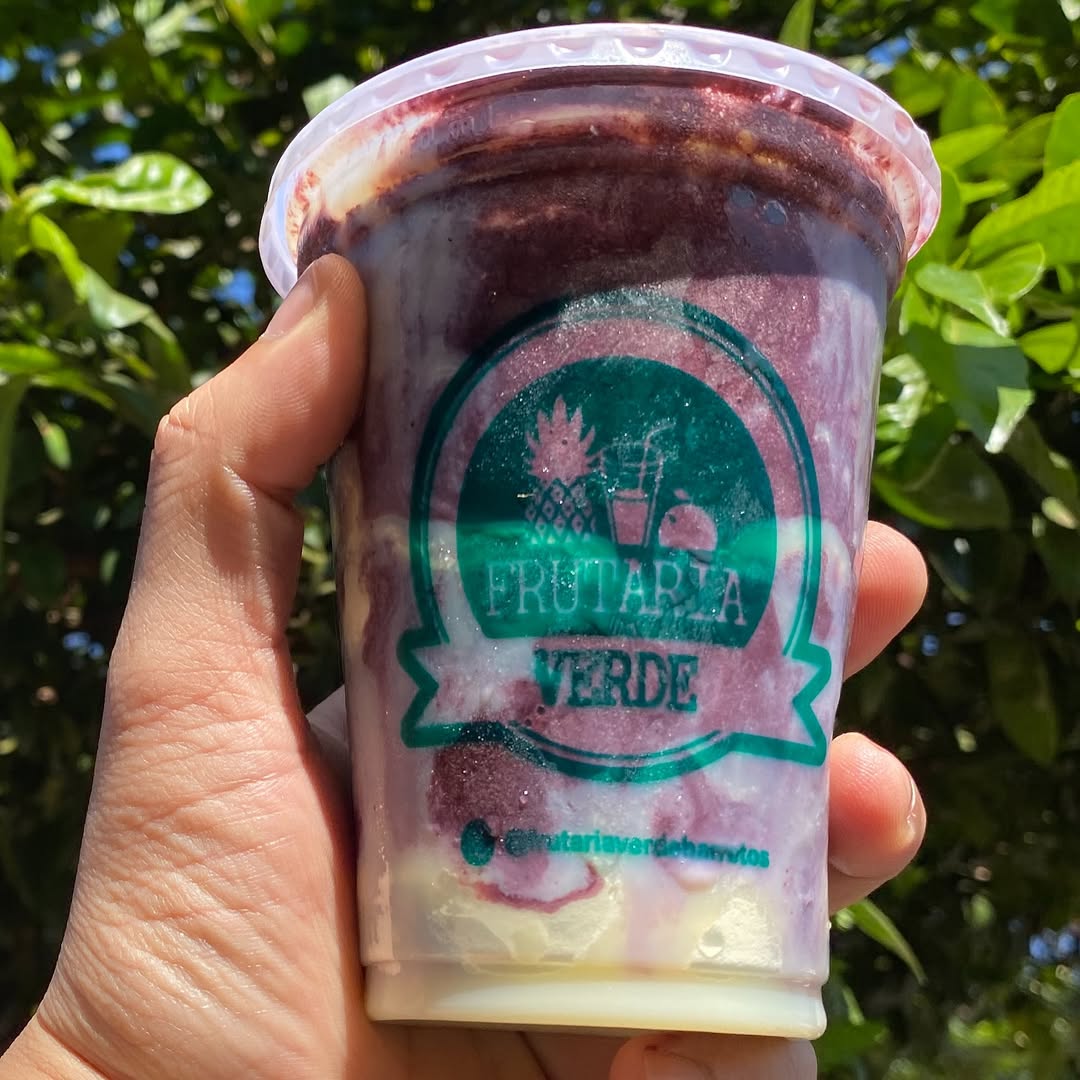 Açaí cremoso da Frutaria Verde Barretos
