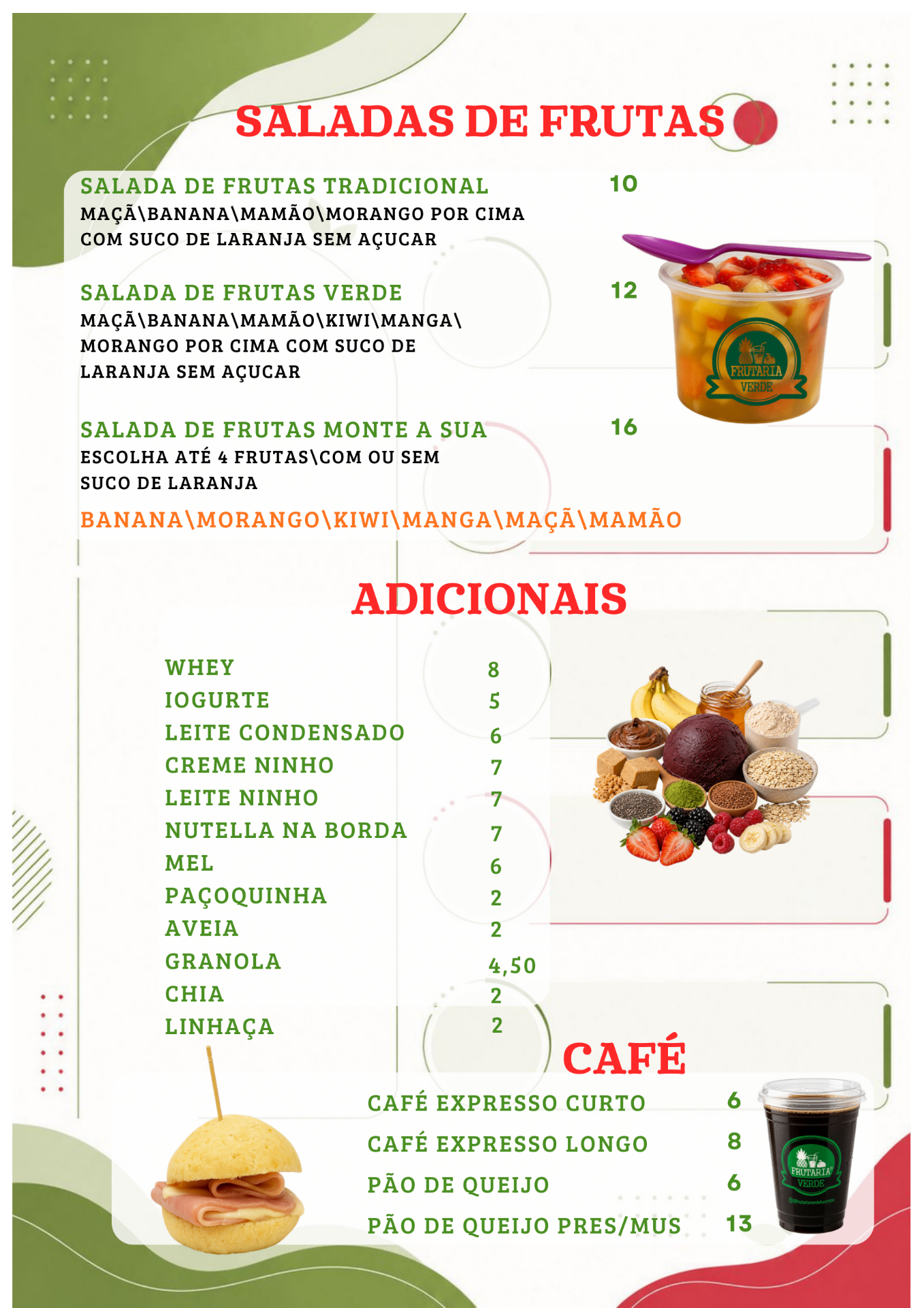 Cardápio Frutaria Verde Barretos - página 5