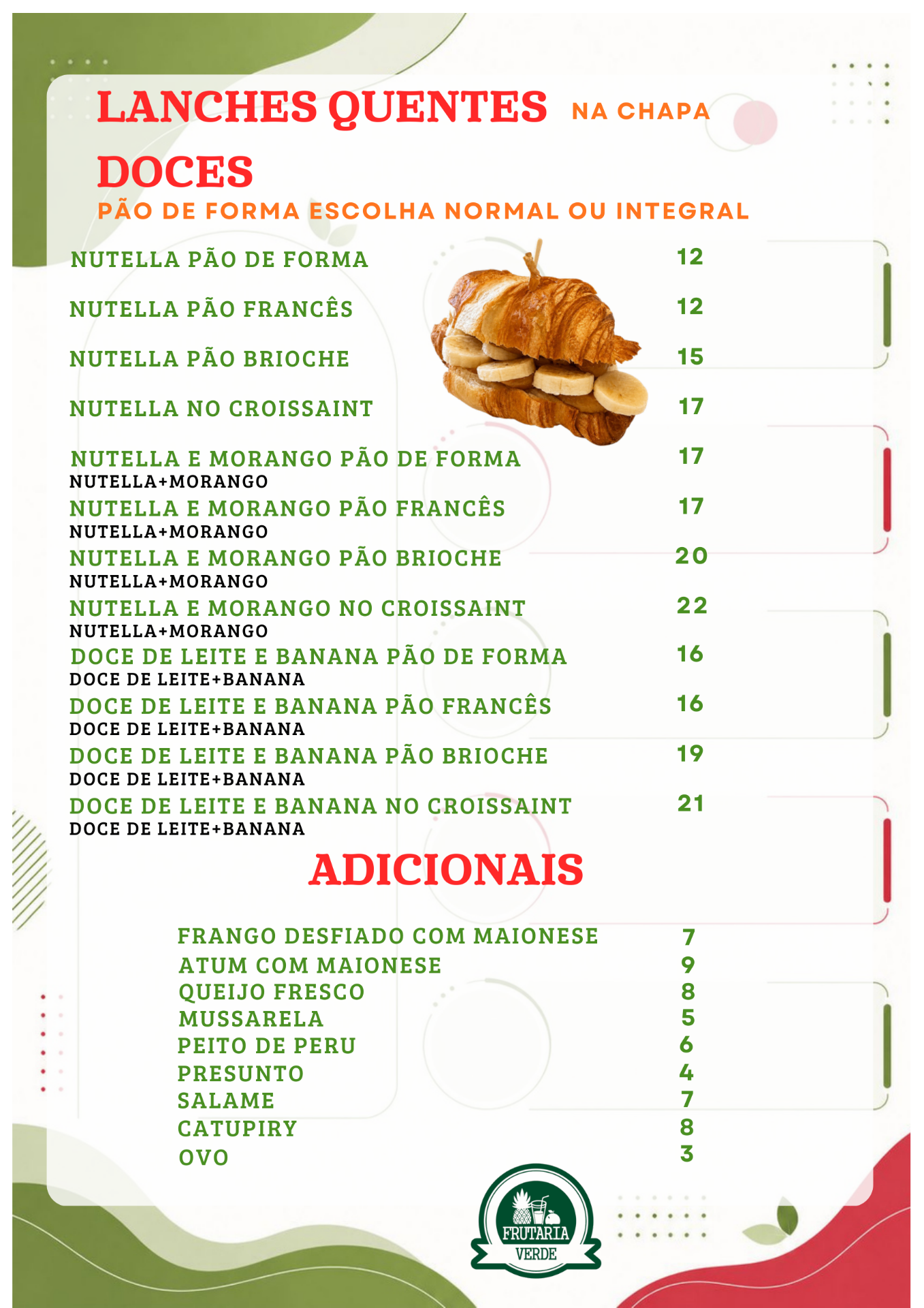 Cardápio Frutaria Verde Barretos - página 9